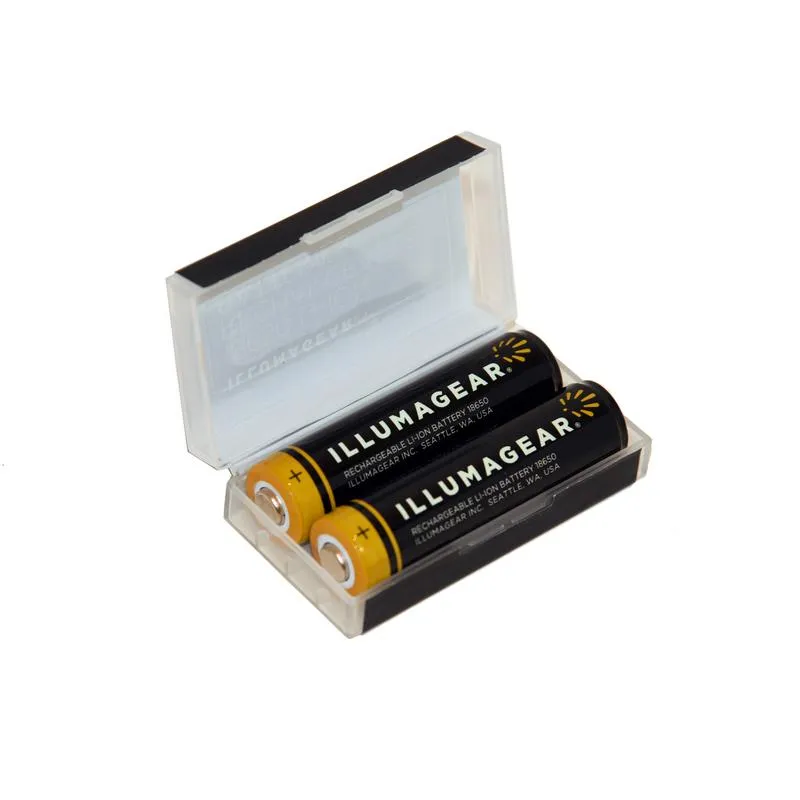 18650 Lithium Ion Rechargeable Batteries, 2-pack - (HARB-01A-X2)