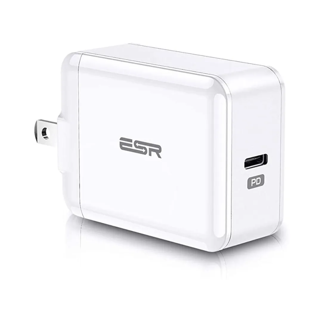 18W ESR USB-C Folding Wall Charger