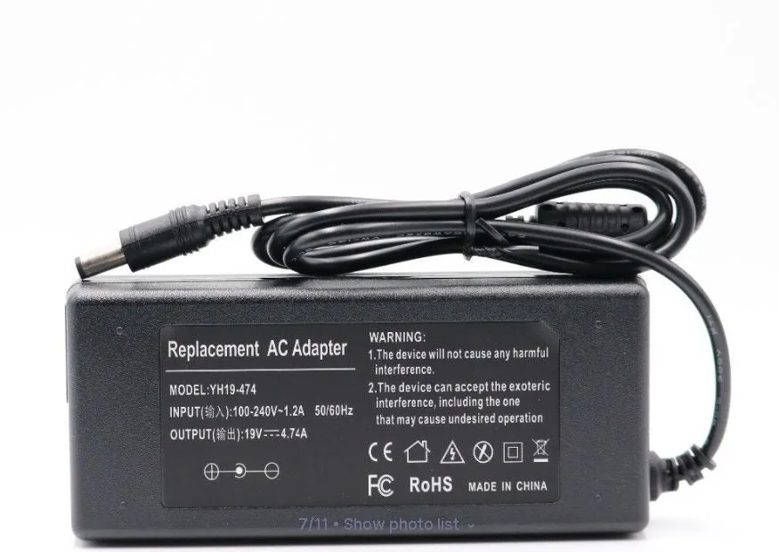 19V 4.74A AC Adapter Laptop Charger Notebook Power Supply FOR ASUS X53E X53S X52F X7BJ X72D X72F A52J