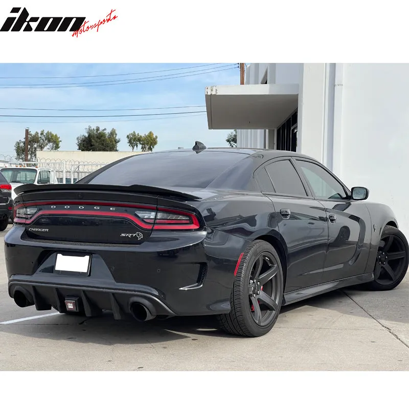 2015-2023 Charger SRT Rear Bumper Diffuser w/ LED Brake Light Lamp