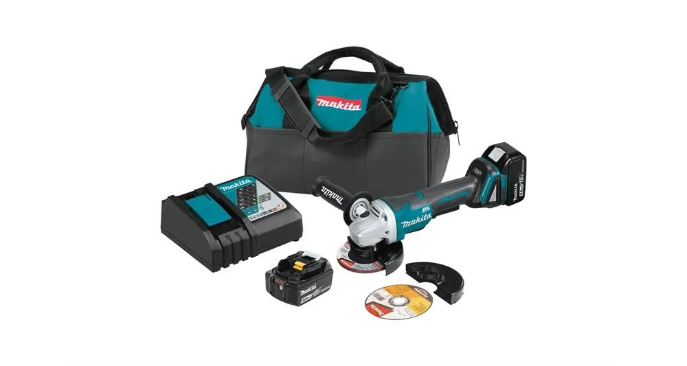 2020 Makita 18V LXT® Brushless 4-1/2" / 5" Cut-Off/Angle Grinder Kit (XAG11T)