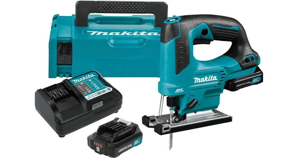 2021 Makita 12V max CXT® Lithium-Ion Brushless Cordless Top Handle Jig Saw Kit (2.0Ah) (VJ06R1J)