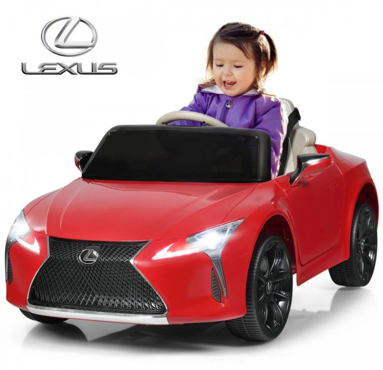 2025 Licensed 12V Lexus LC500 12V Kids Ride-On Car 1 Seater Upgraded | Music | Shocks | Bright Lights | Remote | Ages 3-8