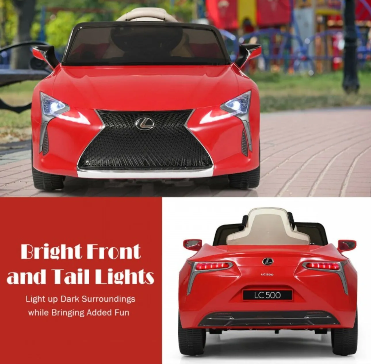 2025 Licensed 12V Lexus LC500 12V Kids Ride-On Car 1 Seater Upgraded | Music | Shocks | Bright Lights | Remote | Ages 3-8