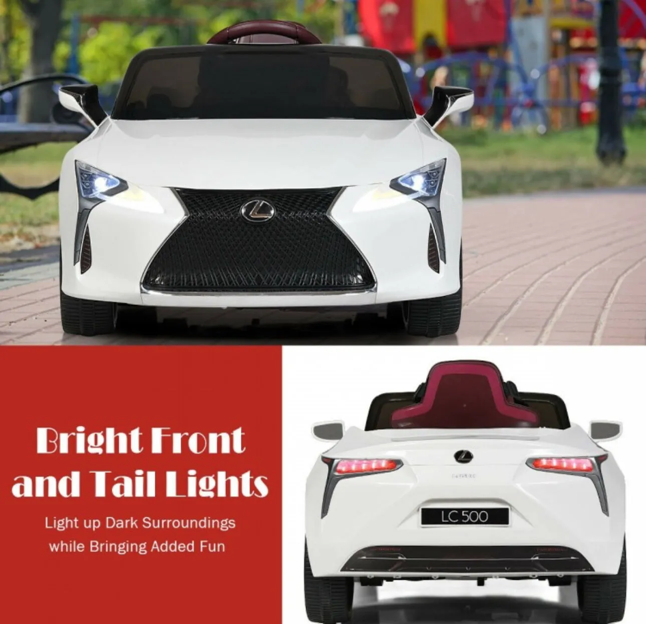 2025 Licensed 12V Lexus LC500 12V Kids Ride-On Car 1 Seater Upgraded | Music | Shocks | Bright Lights | Remote | Ages 3-8