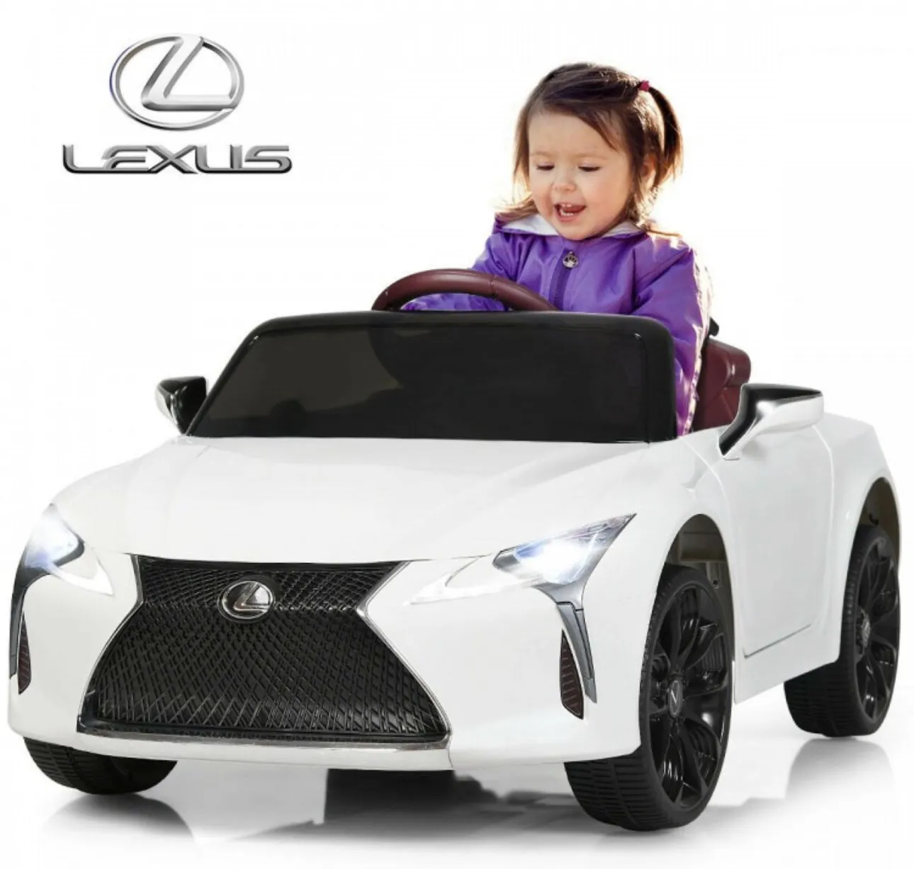 2025 Licensed 12V Lexus LC500 12V Kids Ride-On Car 1 Seater Upgraded | Music | Shocks | Bright Lights | Remote | Ages 3-8