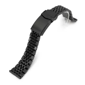 20mm Asteroid QR Watch Band Straight End Quick Release, 316L Stainless Steel Diamond-like Carbon (DLC coating) V-Clasp