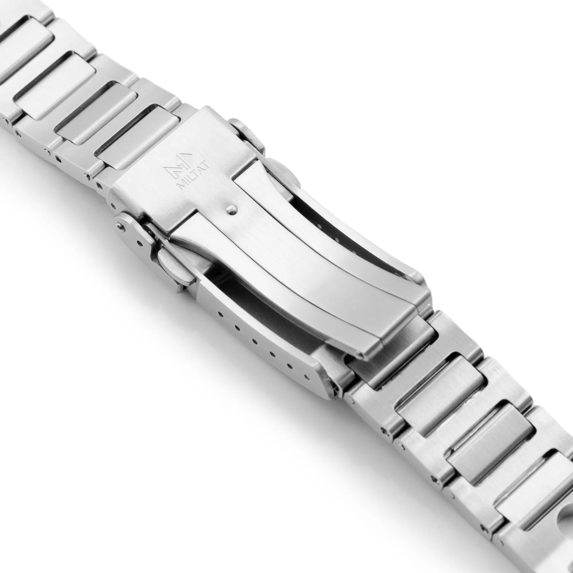 20mm Rollball II Watch Band for Seiko Prospex Speedtimer SSC813 SSC815 SSC817, Stainless Steel - Brushed, V Diver Clasp