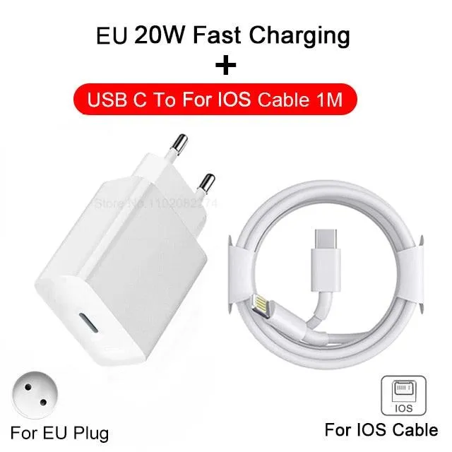 20W PD USB C Fast Charging Charger