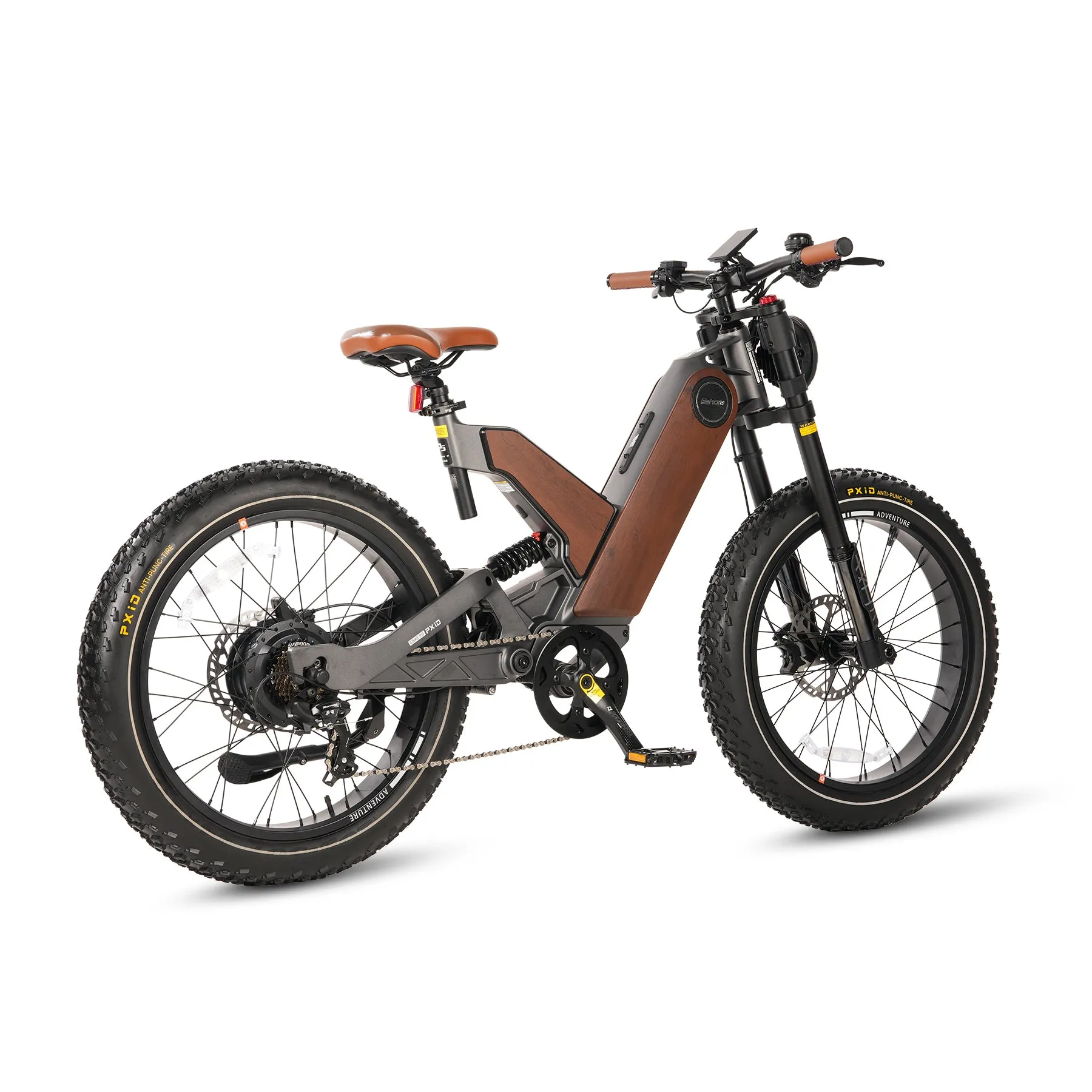 24 Inch Fat Tire All Terrain Removable Battery Electric Bike P5-E2