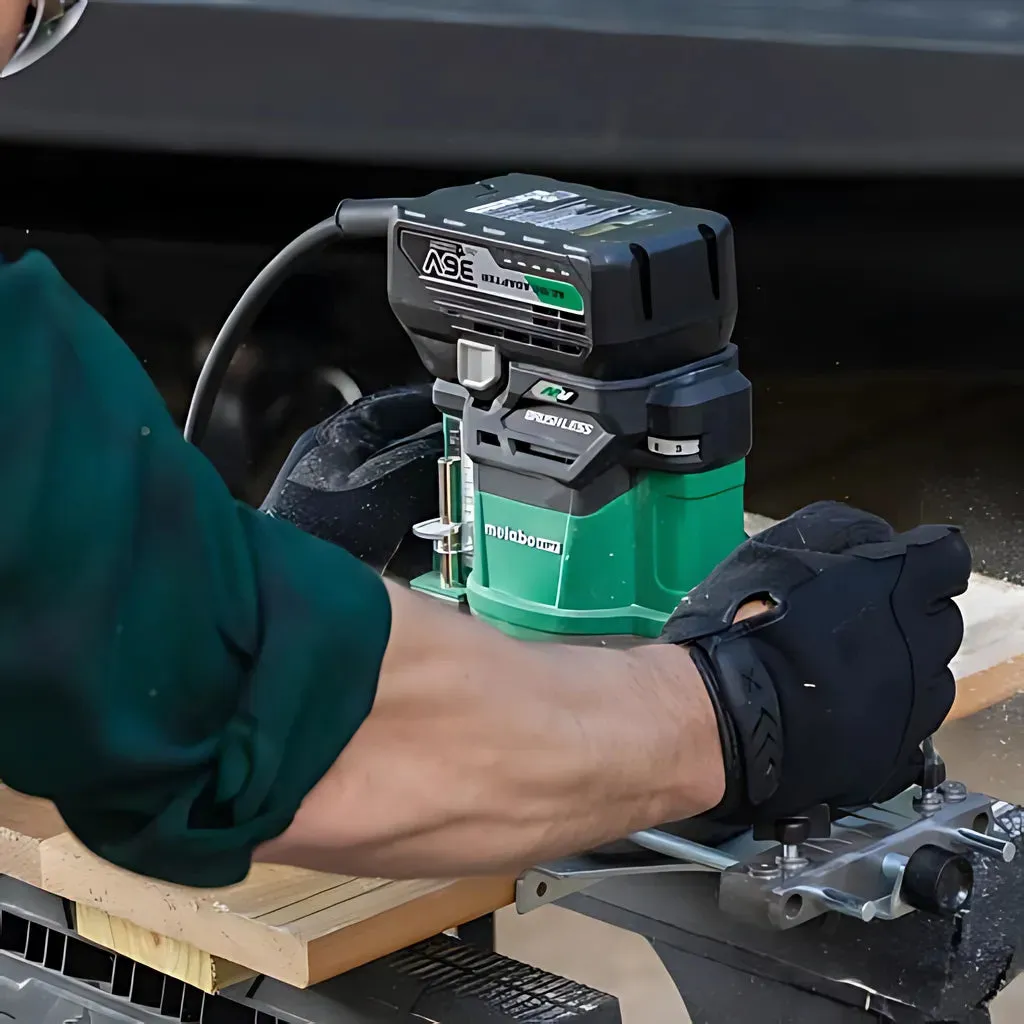 36V Cordless 2-1/4 HP Plunge Router