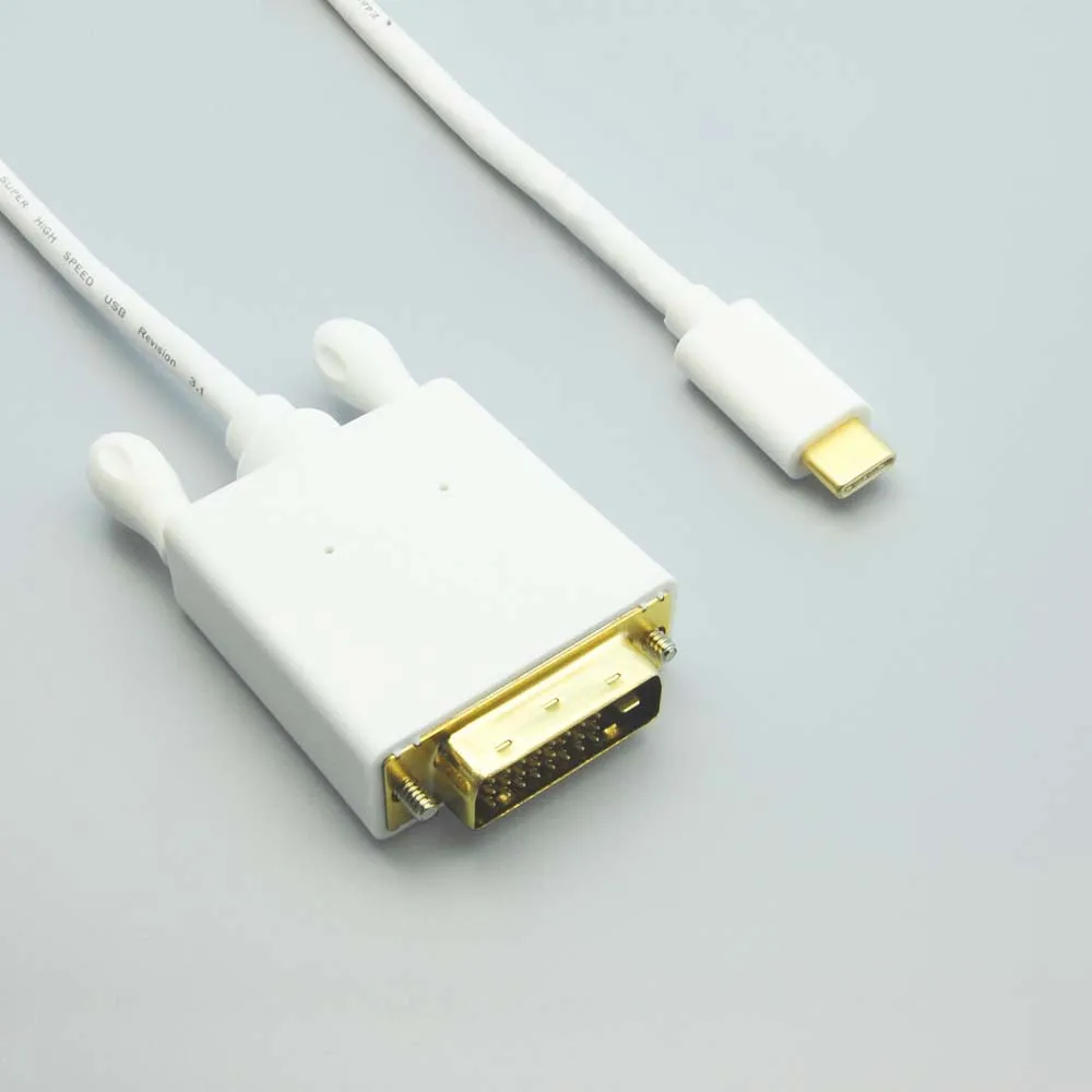 3Ft USB Type C to DVI Male Cable