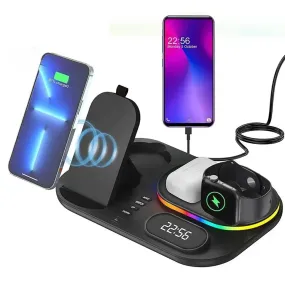 4 in 1 LED Wireless Charging Station-4 in 1 Charging Station