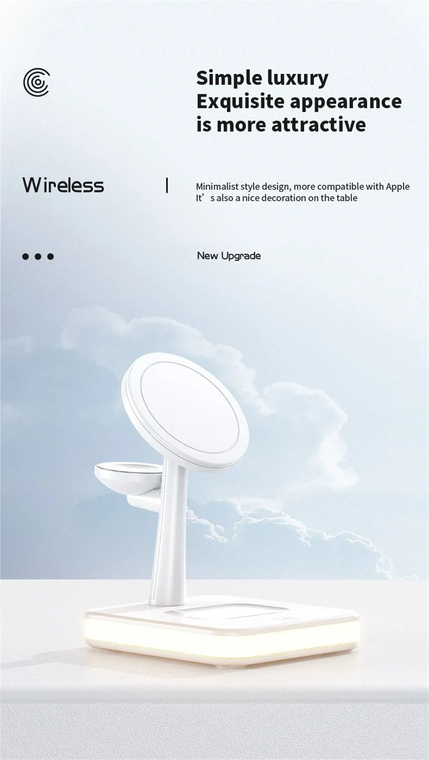 4 in 1 Wireless Charging Station for Apple Devices