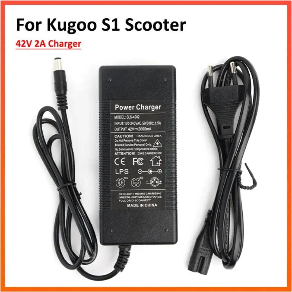 42V 2Ah Fast Charging Power Charger for Kugoo S1 S2 S3 Electric Scooter Battery Adapter Charger DC2.1