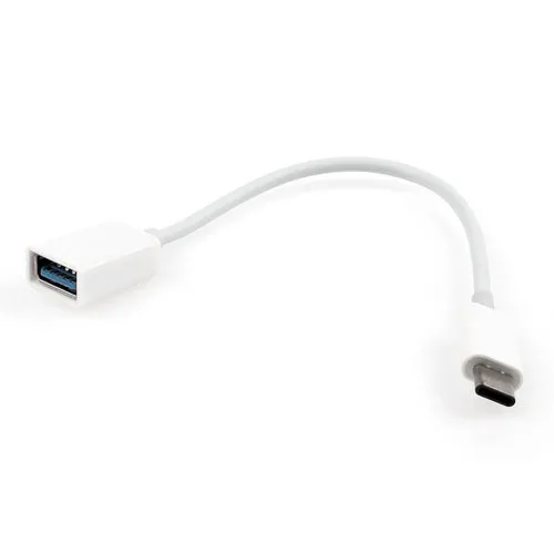 6 Inches USB 3.1 Type-C G1 Male to USB 3.0 Female Cable White