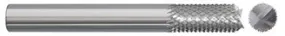 784-001080: 5/16 in. Dia., 1 in. Length Of Cut, 2-1/2 in. Overall Length Carbide Router Mill; Diamond Cut, Style F- Fish Tail End, BRIGHT, USA