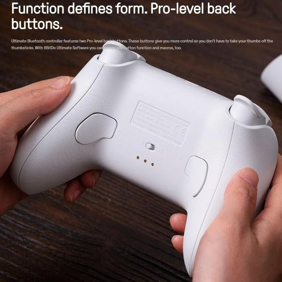 8BitDo Ultimate Bluetooth 2.4g Gaming Controller with Charging Dock: For Switch, Windows PC, Steam, Android, iOS