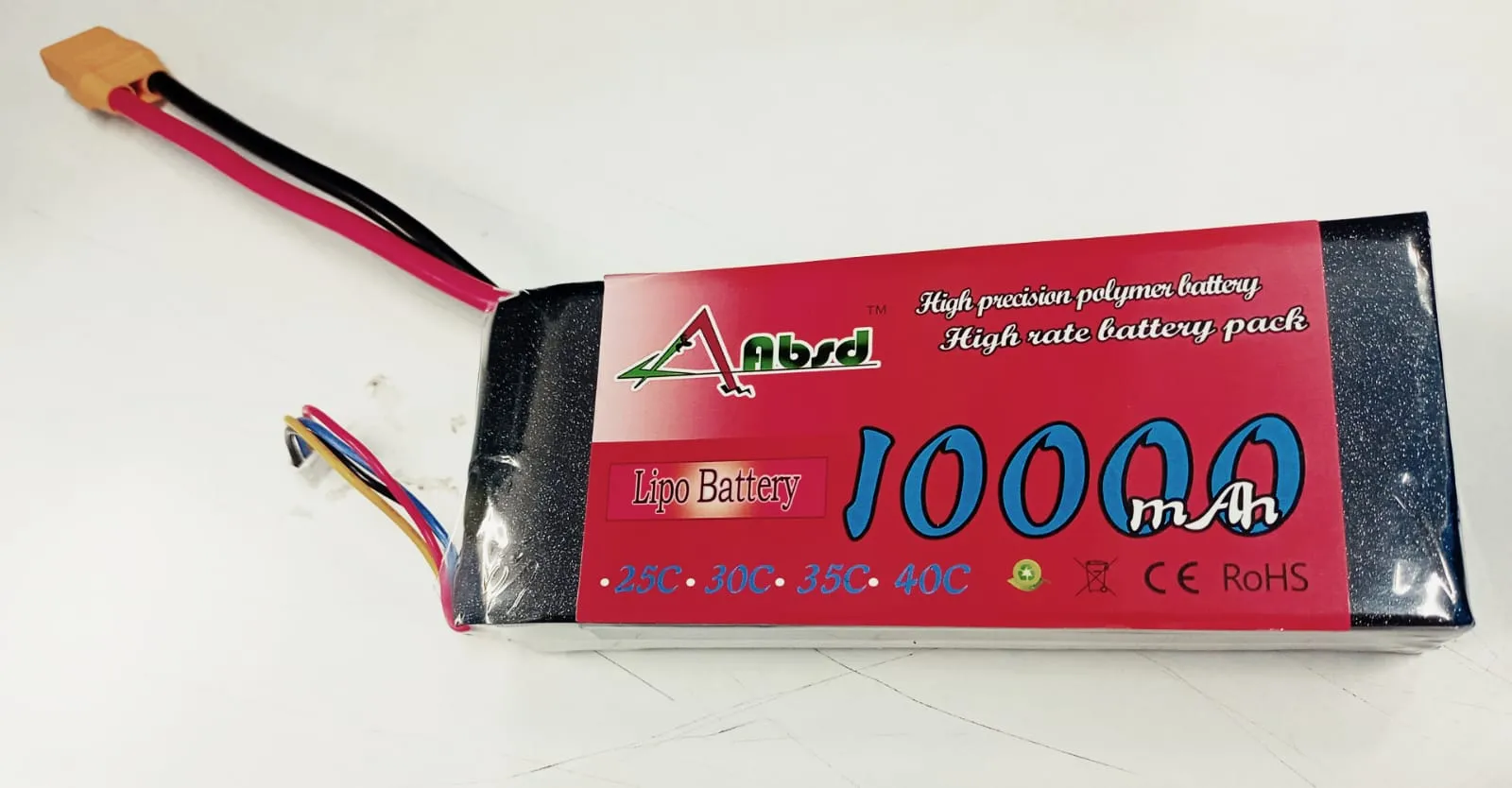 ABSD 11.1V 10000mAh 3S 30C Lithium Polymer Battery LiPo