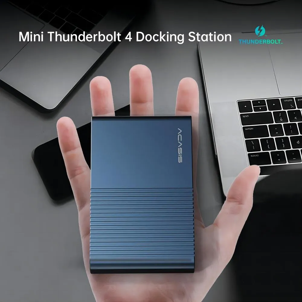 Acasis 5-in-1 Thunderbolt 4 USB C Dual 4K 60Hz Docking Station