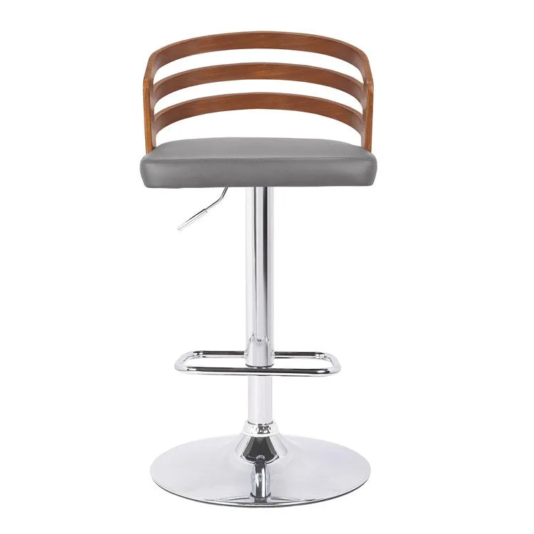 Adele Mid-Century Adjustable Swivel Bar Stool