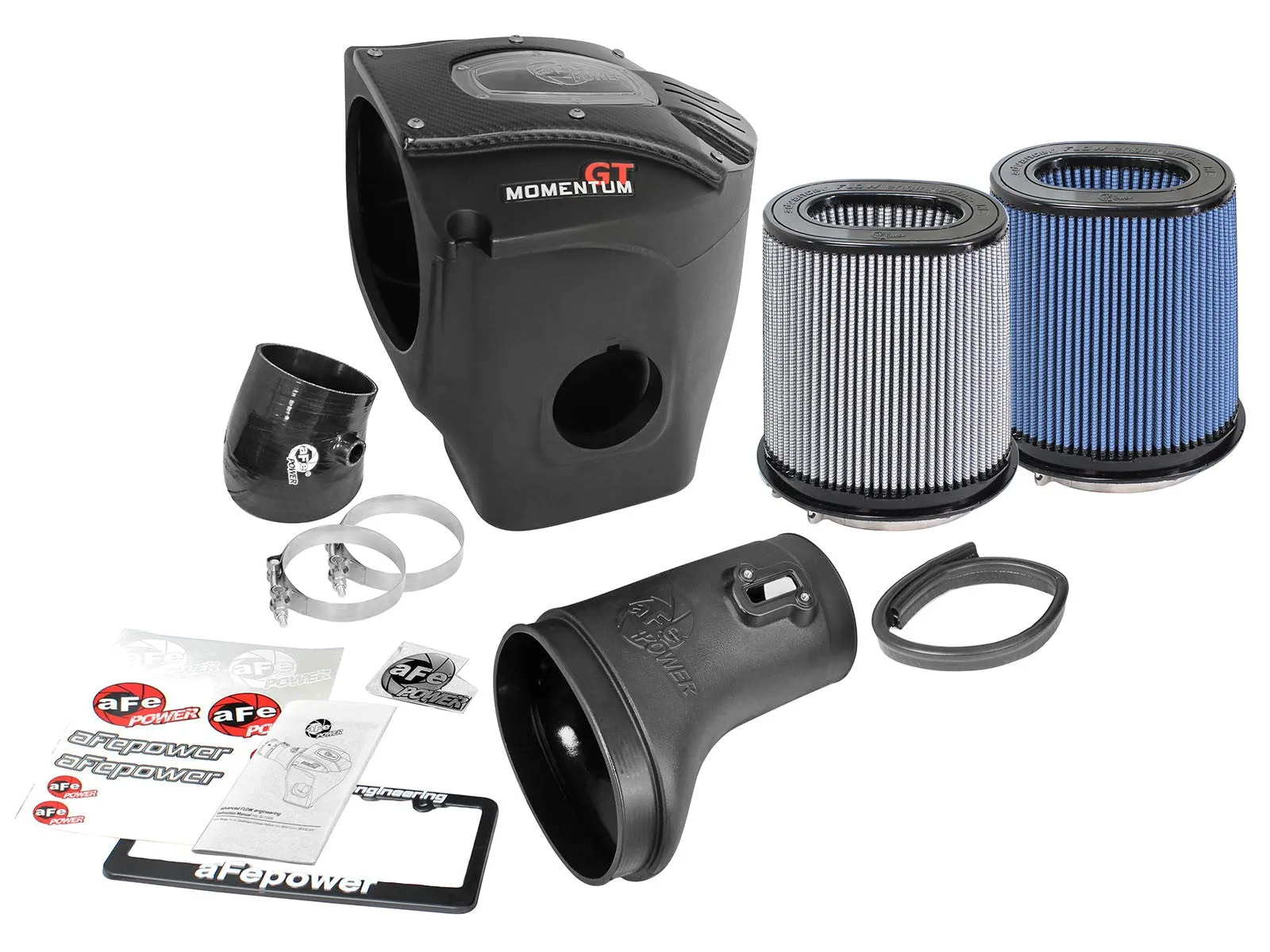 aFe Momentum GT Cold Air Intake Dodge Challenger/Charger SRT Hellcat V8-6.2L (SC) (15-16) w/ or  w/out carbon fiber trim