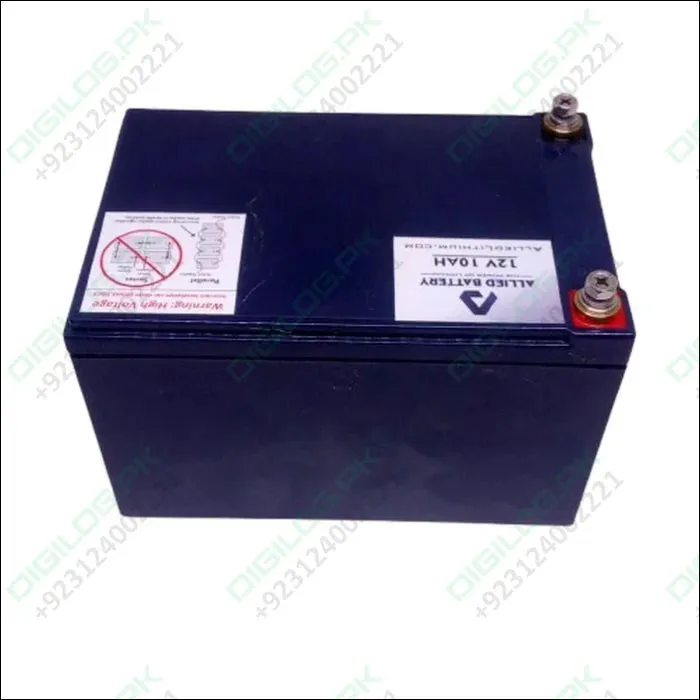 Allied Battery 12v 10Ah Lithium iron Phosphate (LifePO4) Battery