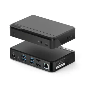 ALOGIC DUTHDPR laptop dock/port replicator USB 3.2 Gen 1 (3.1 Gen 1) Type-C Black