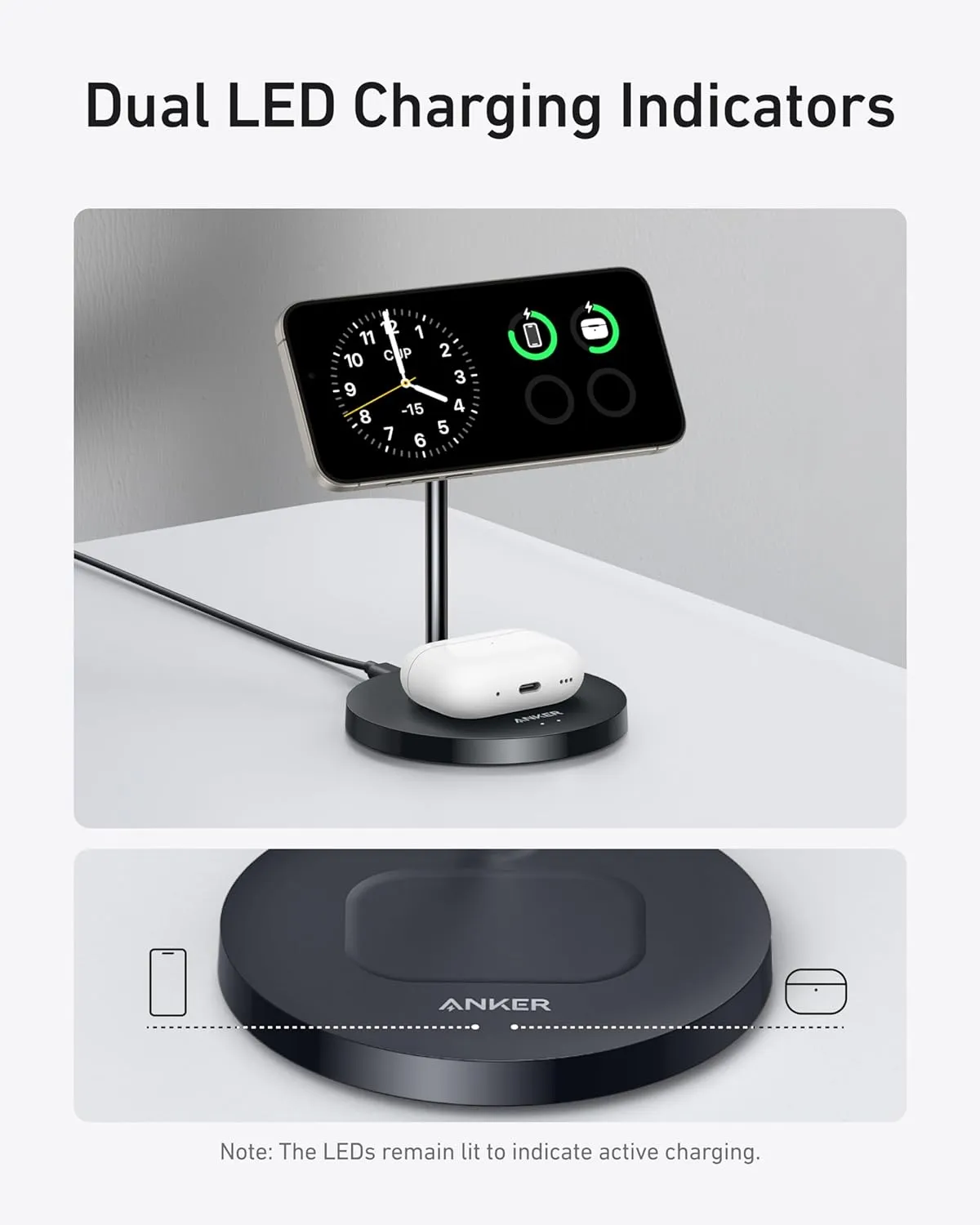 Anker MagGo Wireless Charger (2-in-1 Stand)