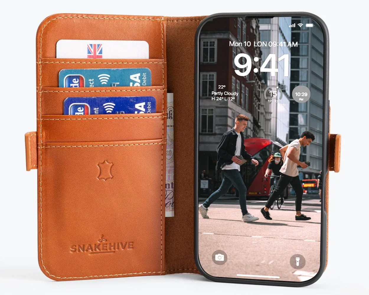 Apple iPhone 15 Pro Max - Metro Leather Wallet Case