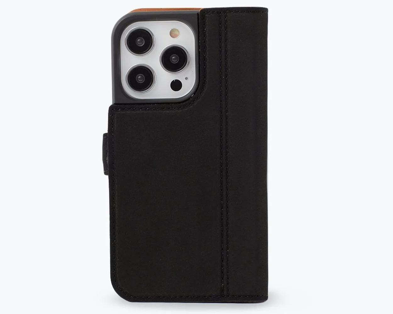 Apple iPhone 15 Pro - Vintage Leather Wallet (Side Clasp)