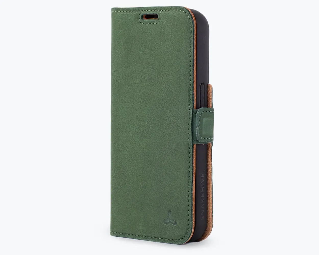 Apple iPhone 15 Pro - Vintage Leather Wallet (Side Clasp)