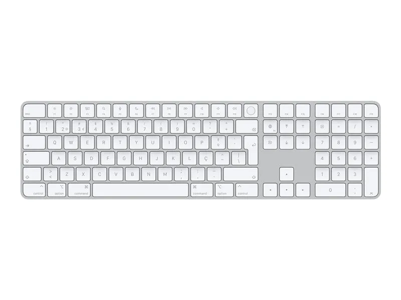 Apple Magic Keyboard With Touch Id And Numeric Keypad - Keyboard - Bluetooth, Usb-C - Qwerty - Uk