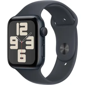 Apple Watch SE  44mm Midnight Aluminium Case GPS Sport Band  (S/M) [2024]