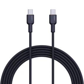 Aukey CB-NCC1 1M Nylon Braided USB C to C Cable