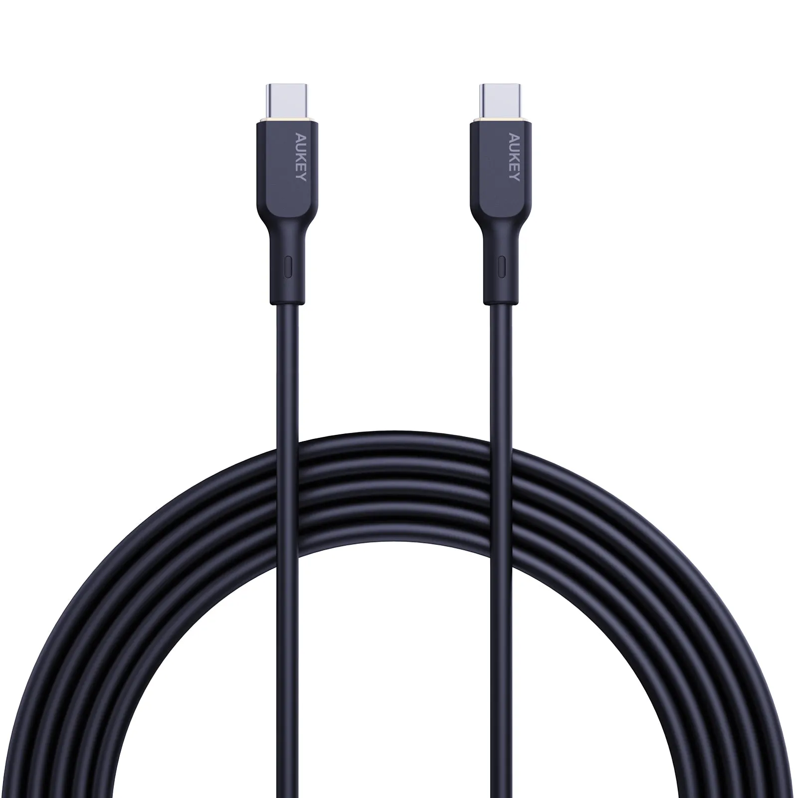 Aukey CB-SCC101/CB-SCC102 Circlet Blink 100W Silicone USB-C to USB-C Cable 1m/1.8m