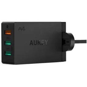 Aukey Turbo triple USB Mains Rapid Fast Charger Plug