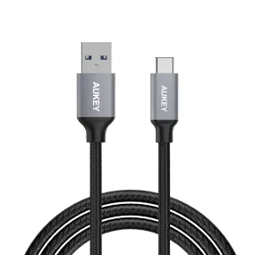 AUKEY® USB 3.0 to USB-C (Type C) Nylon Braided Cable (3.3ft)