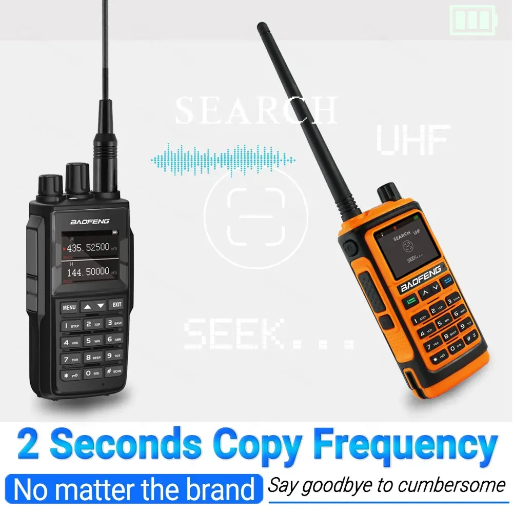 Baofeng UV17 MAX V2 UV17L Walkie Talkie Type-C Long Range Ham Radios Scanner FM Function Professional 2Way Radio 999CH UV17 PRO