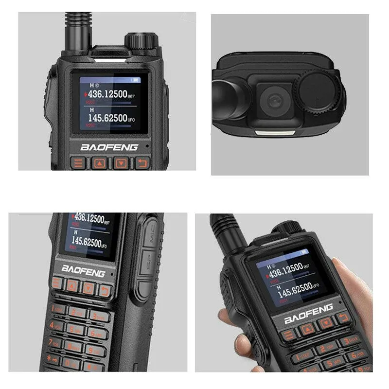 Baofeng UV18 Pro Orange Walkie Talkie 999 Channels 4 Bands UV18i UVi Two Way Radio UV18H L UV-G28 Handheld Transceiver Powerful