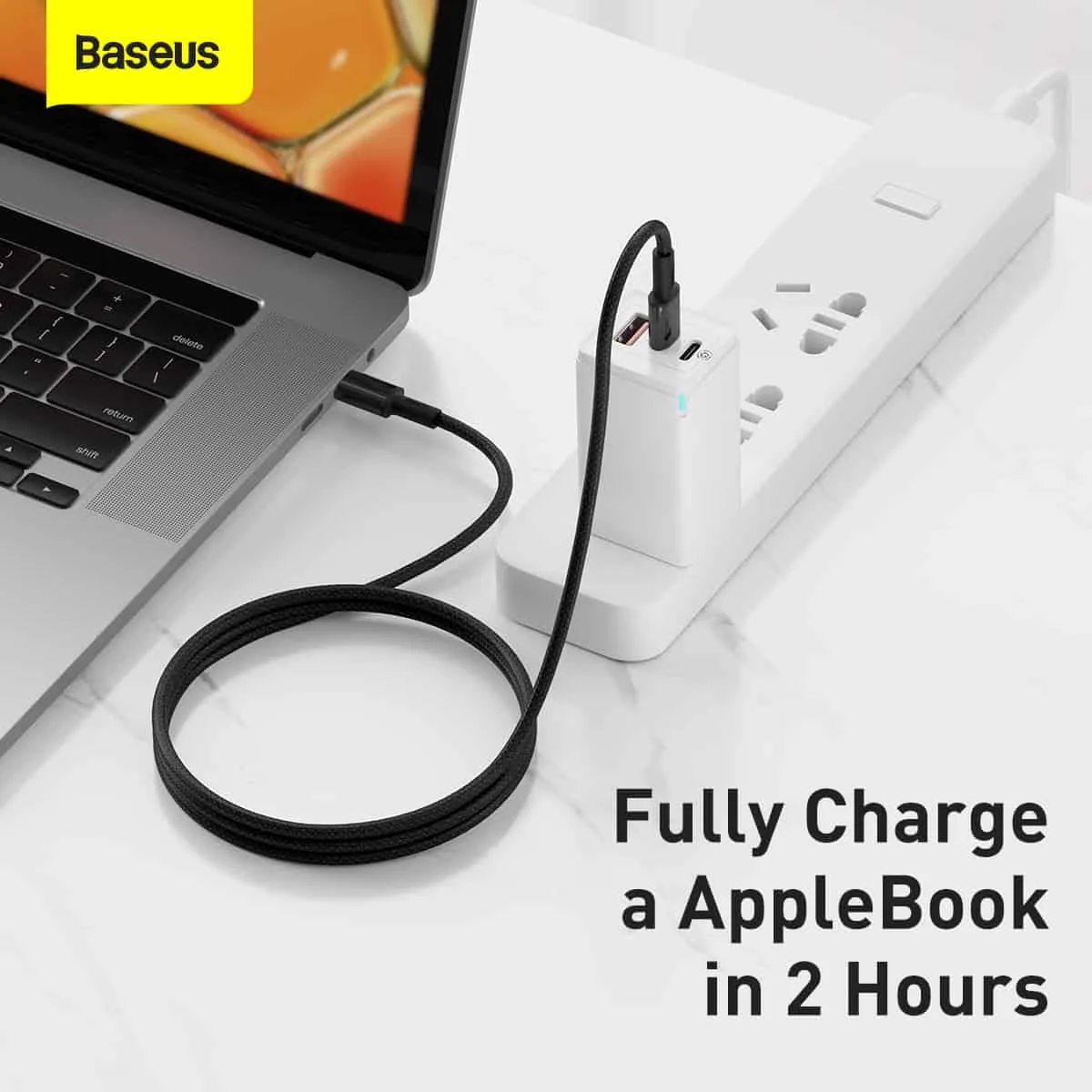 Baseus High Density Braided 100W Fast Charging Type-C to Type-C Cable