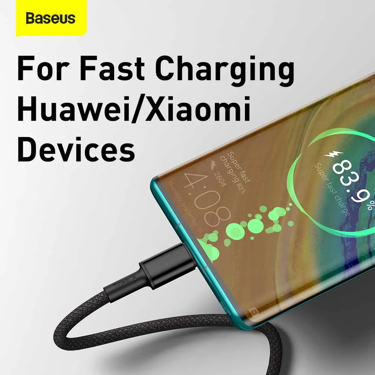 Baseus High Density Braided 100W Fast Charging Type-C to Type-C Cable