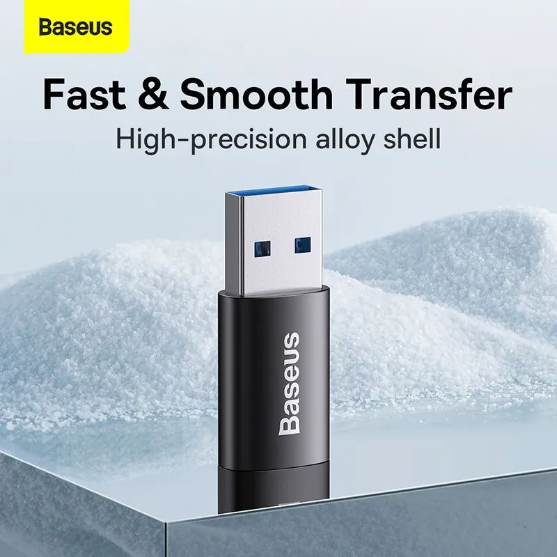 Baseus Ingenuity Series Mini OTG Adaptor USB 3.1 to Type-C Black -ZJJQ000101