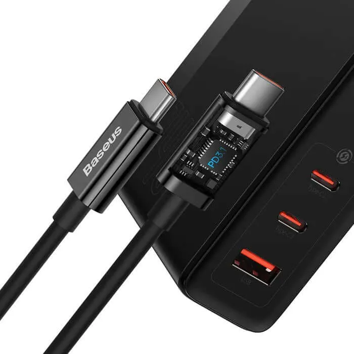 Baseus PowerMega 3 Ports Fast Charger 140W