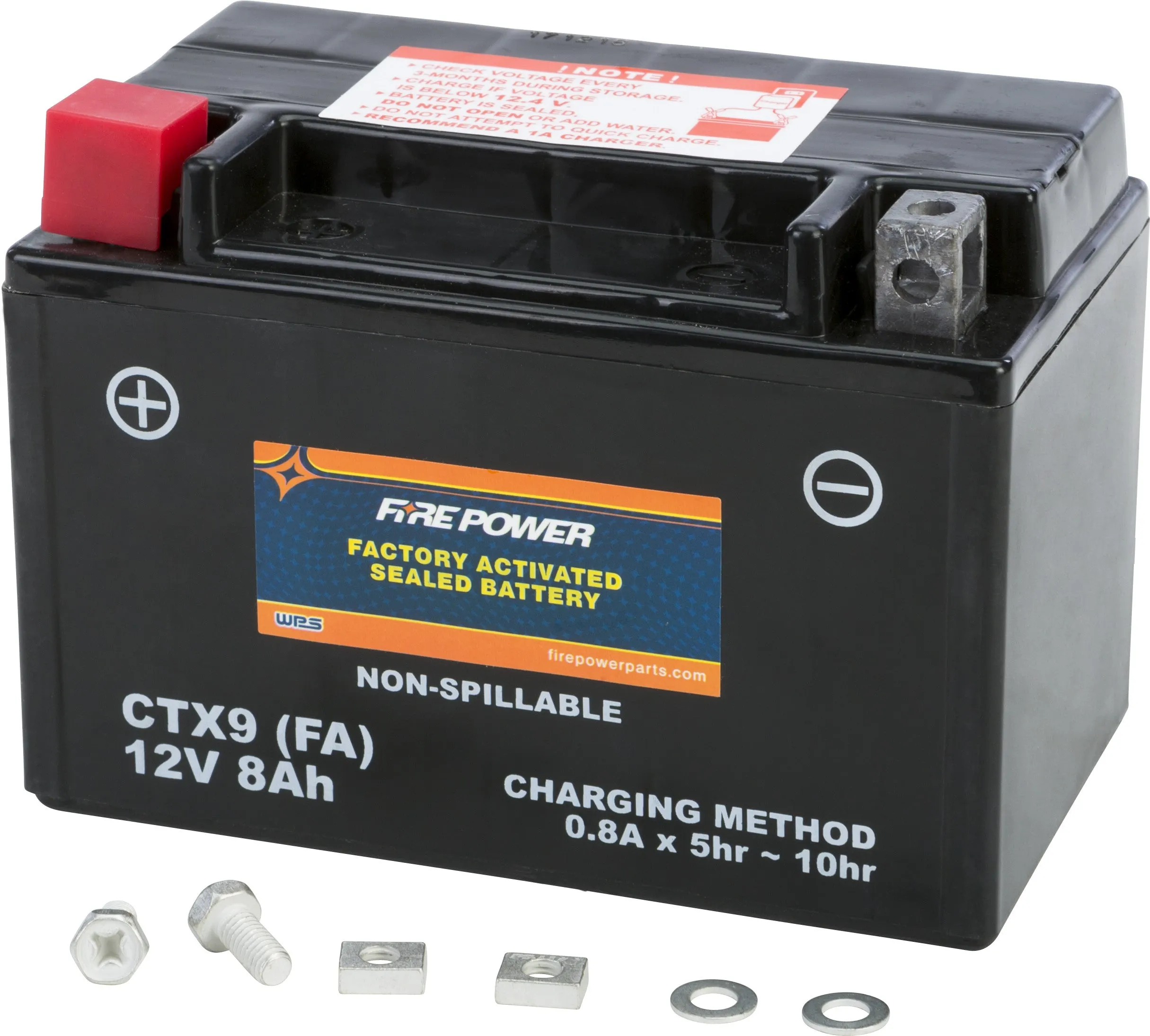 BATTERY CTX9 SEALED FACTORY ACTIVATED