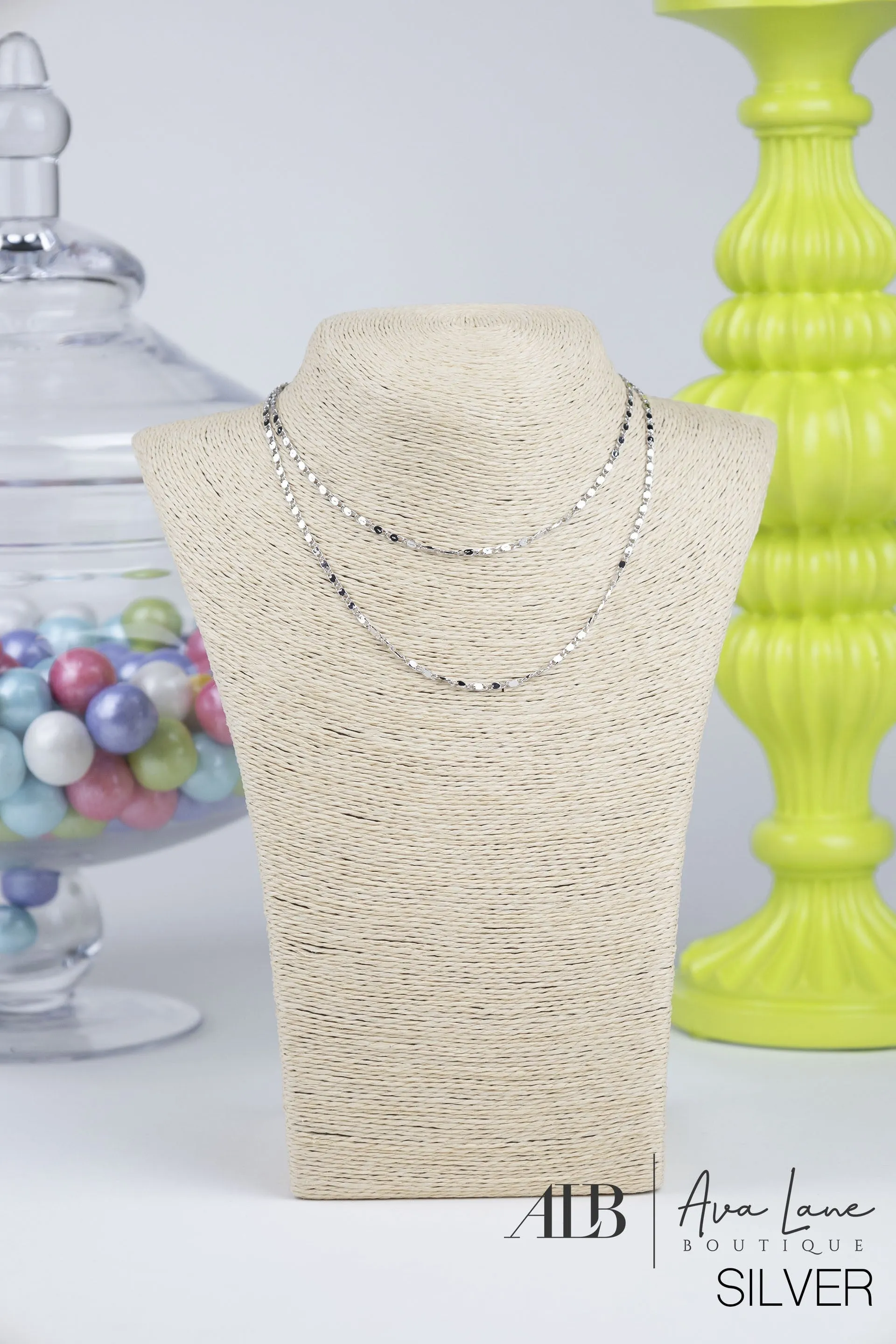 B.b Lila Double The Fun Necklace * Final Sale*