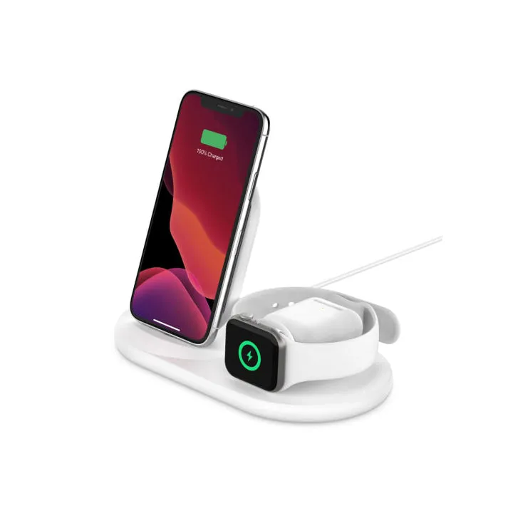 Belkin BoostCHARGE TM 3-1 Wireless Charging for iPhone   Apple Watch   AirPods