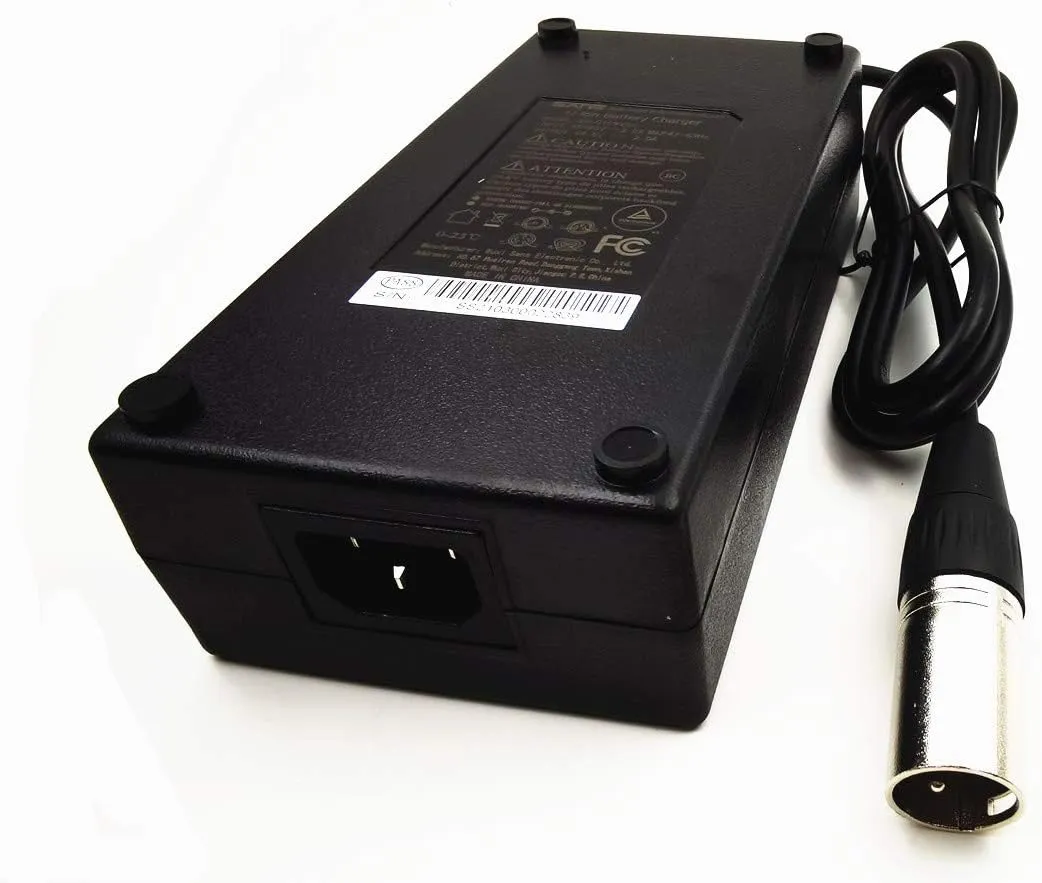 Big Cat 48V Charger- 3 prong (Silverfish) 500 watt motor charger