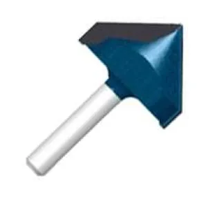 Bosch 85219MC Router Bit, 9/16 in Dia Cutter, 1-3/4 in OAL, 1/4 in Dia Shank, Carbide :CD: QUANTITY: 1