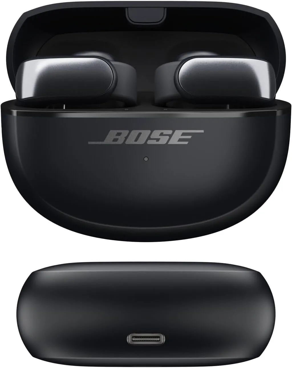 Bose Ultra Open Earbuds with OpenAudio Technology, Open Ear Wireless Earbuds, Up to 48 Hours of Battery Life, Black  881046-0010